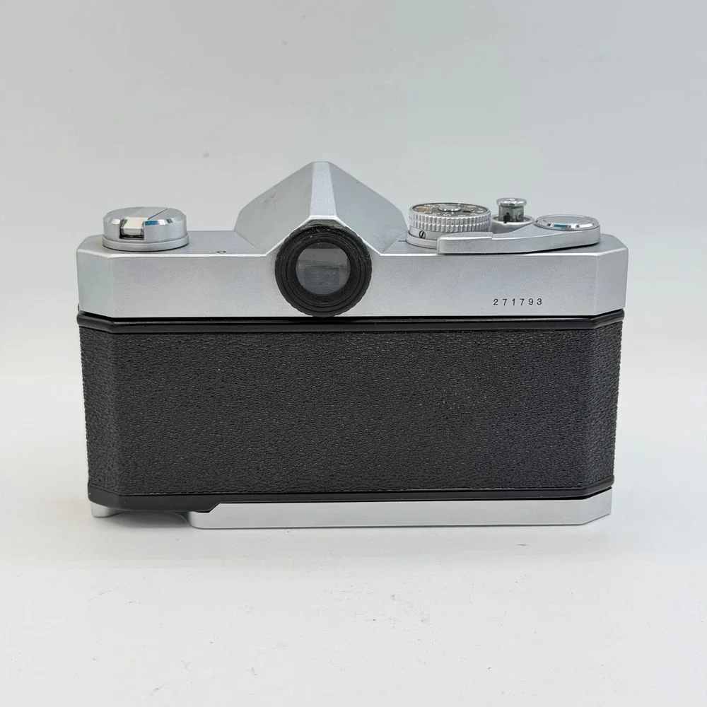 Konica Autoreflex T 35mm SLR Camera with Hexanon AR 52mm f1.8 Lens Silver TESTED
